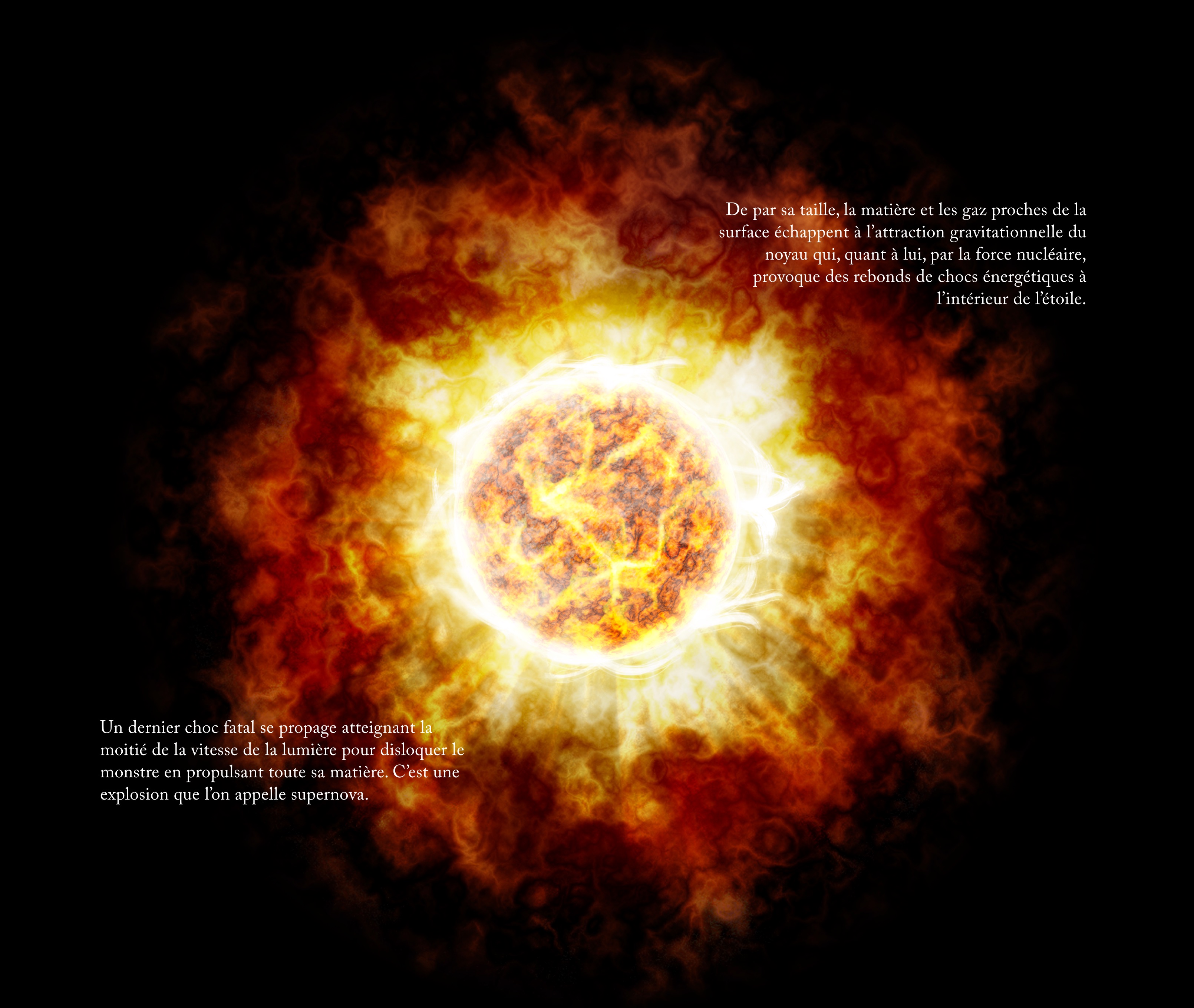 supernova illustrations astrunumia article trou noir